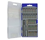 Coffret de vissage de précision Tivoly Technic 35 pièces : Embouts + tournevis + porte-embout magnétique