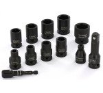 Douilles à choc Tivoly Technic Ø 8 à 24 mm + accessoires - Coffret de 12 pièces