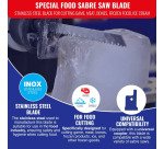 Lame de scie sabre inox –Tivoly Technic Spéciale agroalimentaire