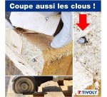 Lame de scie Carbure pour meuleuse Tivoly Ø125 mm – Alésage 22,22 mm – 12 Dents