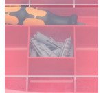 Organisateur de rangement 9 compartiments EuroPlus Basic 29/9 Allit H 4,6 x L 29 x P 18,5 cm