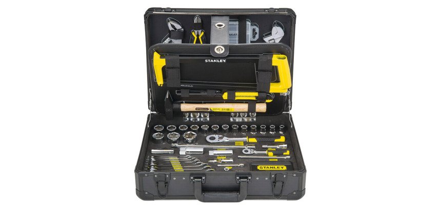 Suitcase of maintenance Stanley 4 levels of tools, 142 pieces