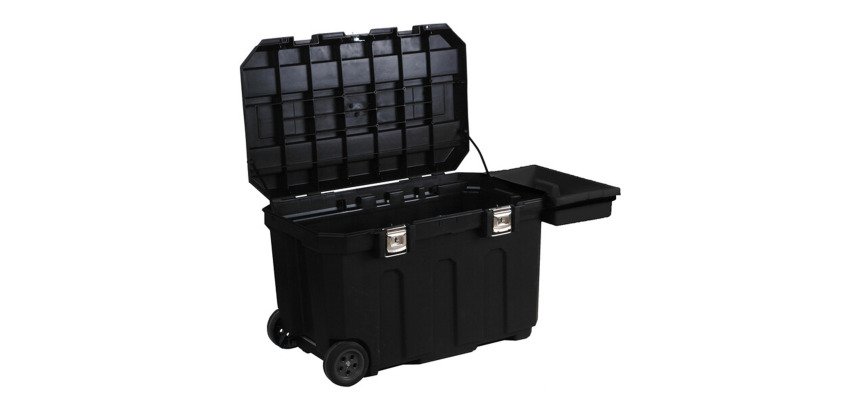 Coffre de chantier Stanley 190 litres, H 57,8 x L 94,6 x  P 58,7 cm,