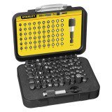 Coffret d'embouts de vissage Stanley Pro 1/4" 25 mm – 61 pièces