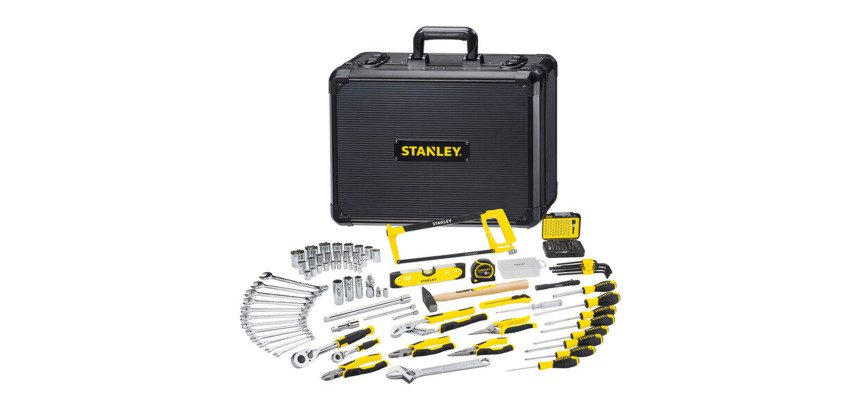 Valise de maintenance Stanley 4 niveaux d'outils, 142 pièces