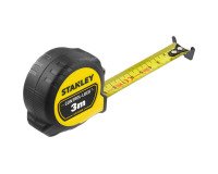 Mètre ruban Stanley Control-Lock 3 m x 19 mm, double marquage