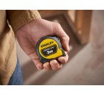 Mètre ruban Stanley Control-Lock 3 m x 19 mm, double marquage