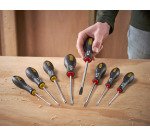 Jeu de 8 tournevis électricien, mécanicien et Phillips Stanley Fatmax