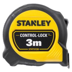 Mètre ruban Stanley Control-Lock 3 m x 19 mm, double marquage