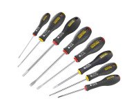 Jeu de 8 tournevis électricien, mécanicien et Phillips Stanley Fatmax