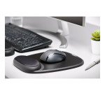 Tapis souris avec repose poignet gel noir