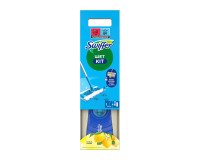 Kis Swiffer Wet - scopa con manico + 6 panni umidi