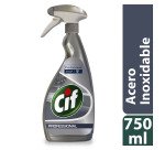 Limpiador Cif Pro para aceros y cristales - spray de 750 ml
