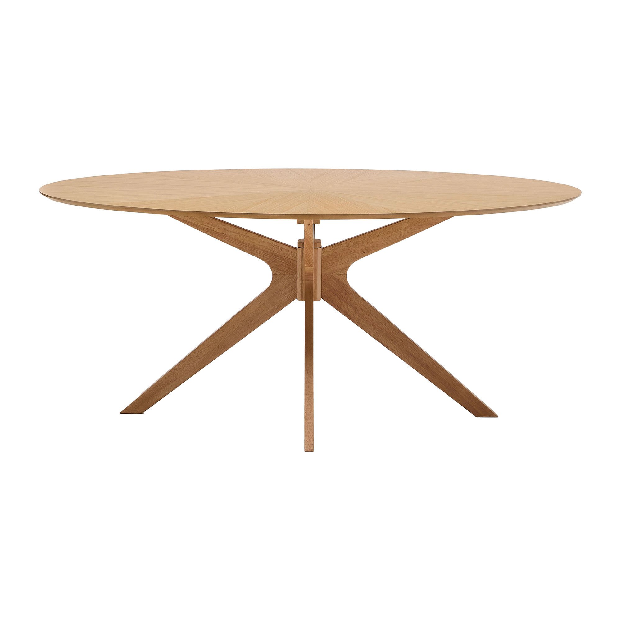 Table Naanim placage chêne L 180 x P 110 cm