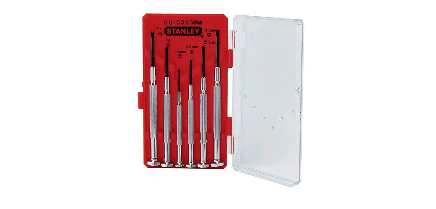 Tournevis d'horloger Stanley - Coffret de 6