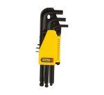 Clés hexagonales longues à tête sphérique Stanley - Jeu de 9