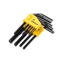 Stanley hexagonal keys 1.5 to 10 mm - Set of 10