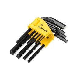 Clés hexagonales Stanley 1,5 à 10 mm - Jeu de 10