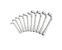 Clés à pipe débouchées Stanley 6 x 6 pans - Jeu de 10