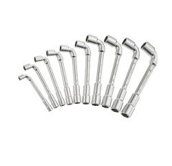 Clés à pipe débouchées Stanley 6 x 6 pans - Jeu de 10