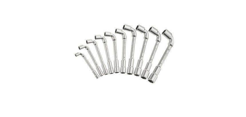 Clés à pipe débouchées Stanley 6 x 6 pans - Jeu de 10