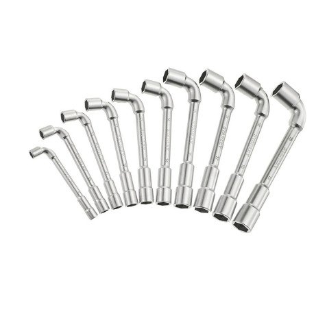 Clés à pipe débouchées Stanley 6 x 6 pans - Jeu de 10
