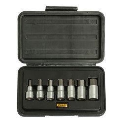 Douilles 6 pans 1/2" Stanley - Coffret de 7 pièces