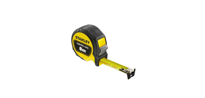Mètre ruban double marquage Stanley Control-Lock 8 m x 25 mm