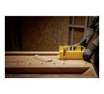 Boîte à coupe plastique avec cales excentriques Stanley + Scie à dos