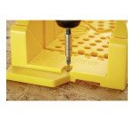 Boîte à coupe plastique avec cales excentriques Stanley + Scie à dos