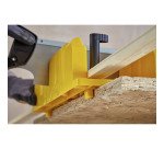 Boîte à coupe plastique avec cales excentriques Stanley + Scie à dos