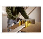 Boîte à coupe plastique avec cales excentriques Stanley + Scie à dos