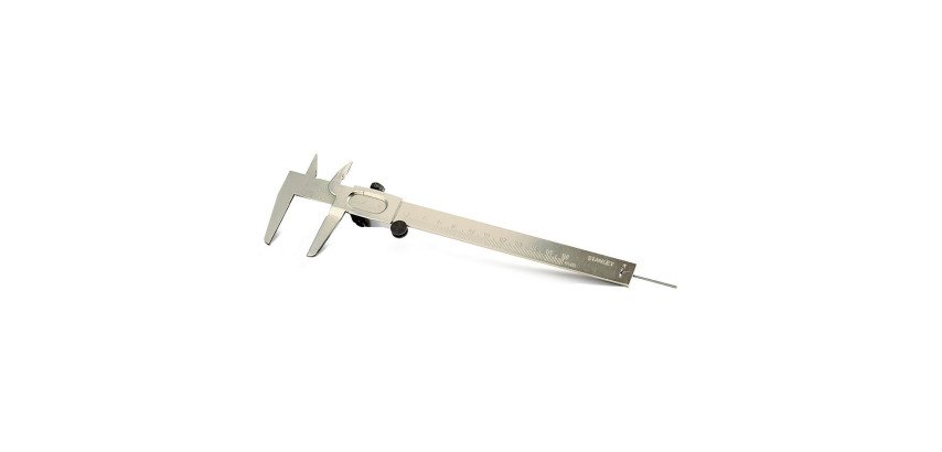 Universal 15 cm caliper with Stanley wheel - Precision to 1/10th