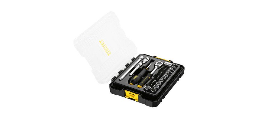 Douilles M 1/4’’ Stanley STAKBOX – Jeu complet 48 pièces
