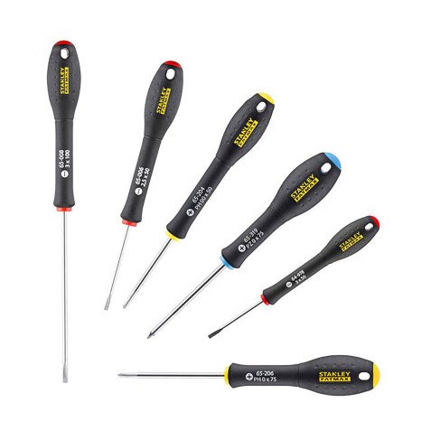 Tournevis de précision Stanley Fatmax - Jeu de 6 pièces