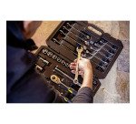 Clés à cliquet, à douille et mixtes 72 dents avec accessoires Stanley - Coffret de 41 pièces