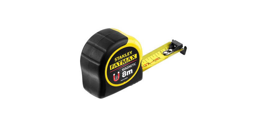 Mètre ruban Stanley Fatmax Blade Armor avec crochet magnétique, 8 m x 32 mm