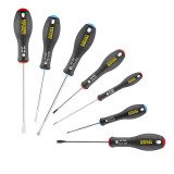 Tournevis électricien, mécanicien et Pozidriv Stanley Fatmax - Jeu de 7 pièces