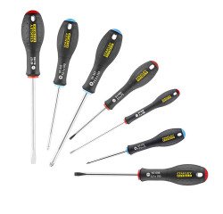 Tournevis électricien, mécanicien et Pozidriv Stanley Fatmax - Jeu de 7 pièces