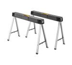 Tréteaux métalliques pliants Stanley, capacité 340 kg, la paire