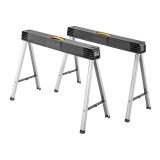 Tréteaux métalliques pliants Stanley, capacité 340 kg, la paire