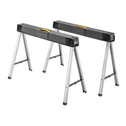 Tréteaux métalliques pliants Stanley, capacité 340 kg, la paire