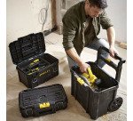 Servante roulante modulaire 3-en-1 Stanley 80 litres