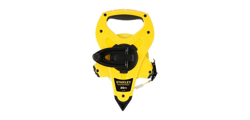 Mètre ruban en fibre de verre Stanley PowerWinder 30 m x 12,7 mm
