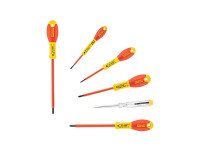 Tournevis isolés plats Phillips Stanley Fatmax + testeur, jeu de 6 pièces