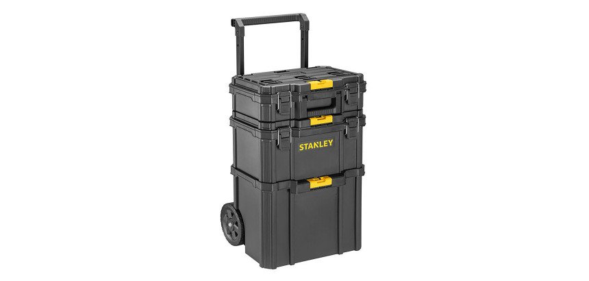 Servante roulante modulaire 3-en-1 Stanley 80 litres