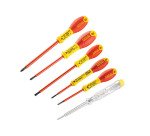 Tournevis isolés plats Phillips Stanley Fatmax + testeur, jeu de 6 pièces