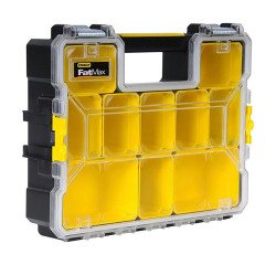 Professionele organizer Stanley Fatmax 10 compartimenten  H 41 x B 35,5 x D 11,5 cm