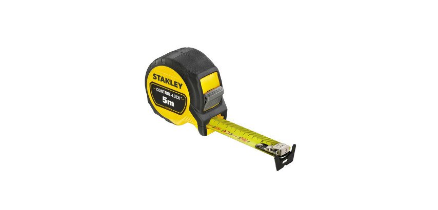 Stanley Control-Lock Double Marking Tape Measure 5 m x 25 mm