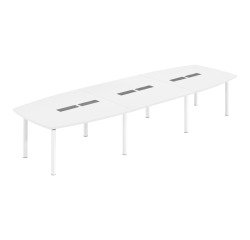 <table>
<tr>
<td>Adjustable table Belem L 420 x D 140 cm - 16 people white antibacterial</td>
</tr>
</table>